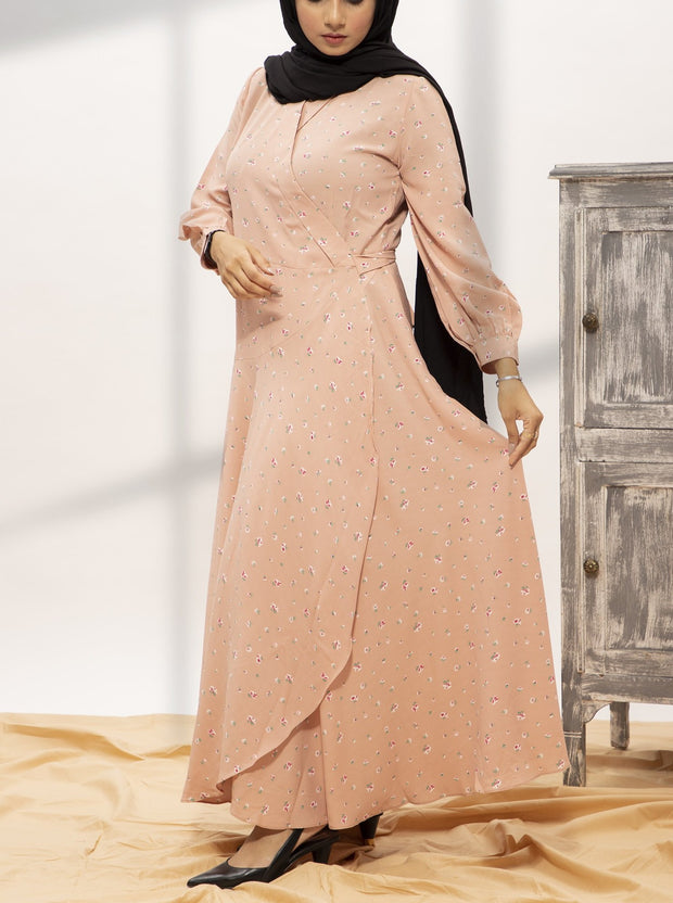 Safwa Wrap Dress – Modest Essentials